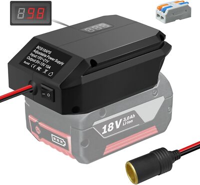 DC 18V to 12V Step Down Converter Adapter for Bosch GBA Buck Converter Regulator