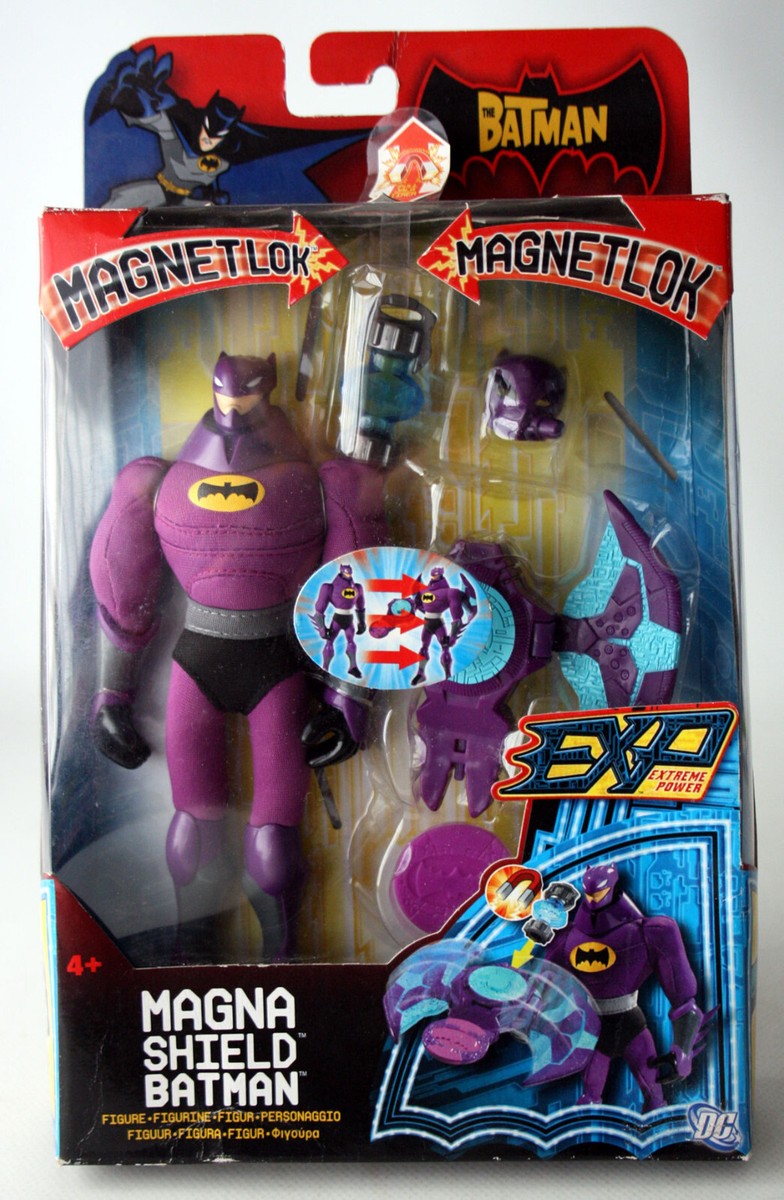 THE BATMAN MAGNETLOK EXP MAGNA SHIELD BATMAN FIGURE MATTEL 2006