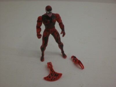 TOYBIZ RED CARNAGE VENOM 5'' ACTIONFIGUR -- 1994 -- China -- Siehe Bilder.