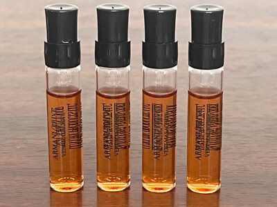 Lot of 4 ARMANI PRIVE VERT MALACHITE Unisex EDP Dabber Vial Sample 0.06oz 2ml Ea