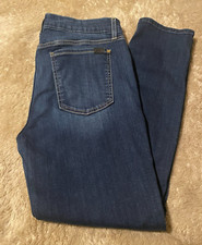 Jen7 by 7 for All Mankind Womens Mid-Rise Denim Skinny Ankle Jeans Size 10