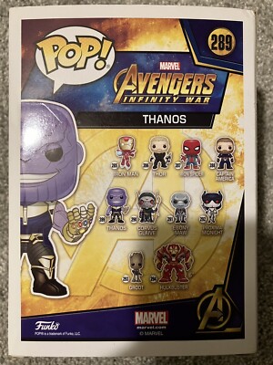 Funko Pop Marvel Avengers Infinity War 289 Thanos Bobble-Head New
