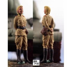Homemade 1/72 Soviet Female Soldier Nitro Battle 1 Soldier Stalingrad Model Toys