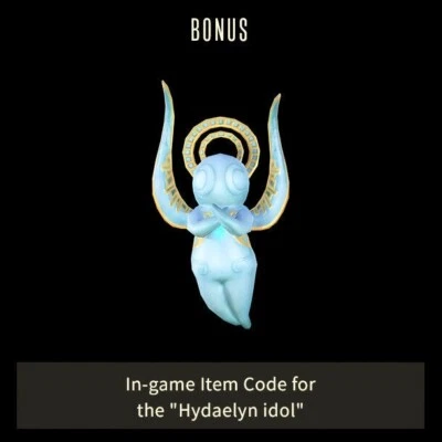 FINAL FANTASY XIV GROWING LIGHT "Hydaelyn idol" Serial Code FF14
