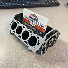 Big Block Chevy Engine Card Holder Big Block Chevy Engine Parts