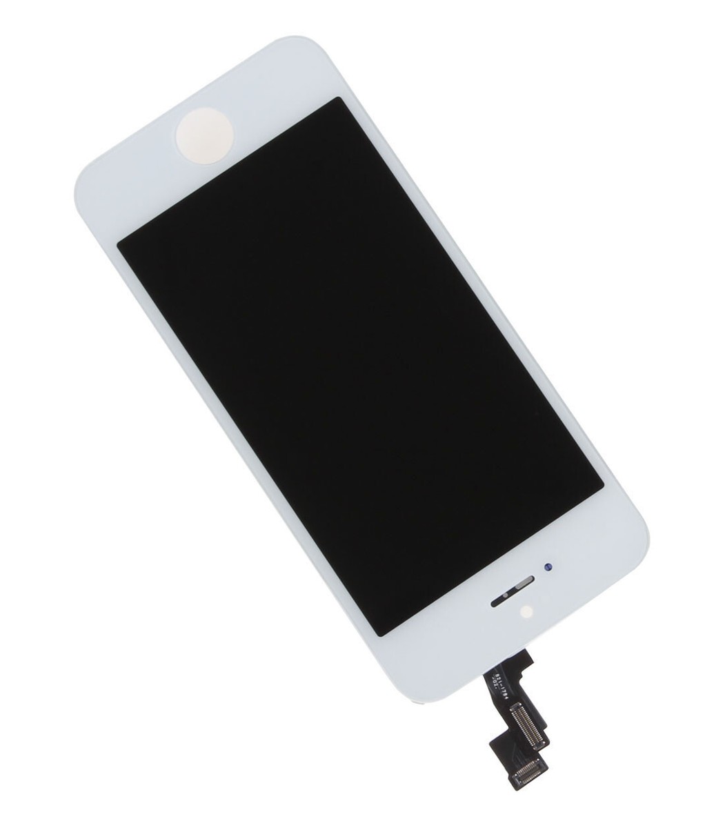 m2bra　iPhone Main Frame Housing Back Cover White Silver For Boost Mobile