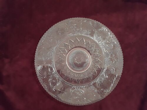 DUNCAN MILLER Clear Candlewick Service Platter ~ Rolled Edge 13.25" - Picture 4 of 6