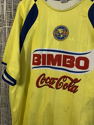 RARE Club America Soccer 'Fútbol' Yellow Coca Cola Corona