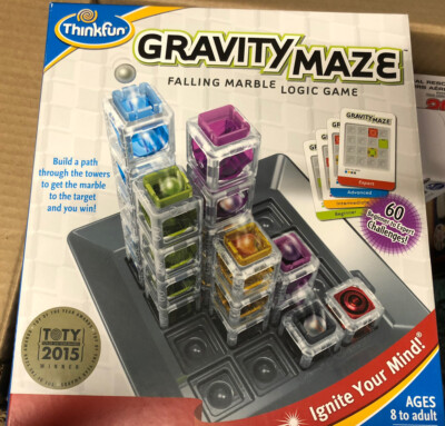 Gravity Maze - ThinkFun puzzle game falling marble logic