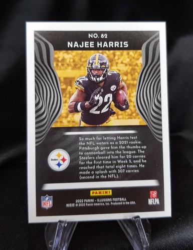 Panini 2022 Illusions - Najee Harris - #82 - Gold - Green Bay Packers /25 - Bild 2 von 2