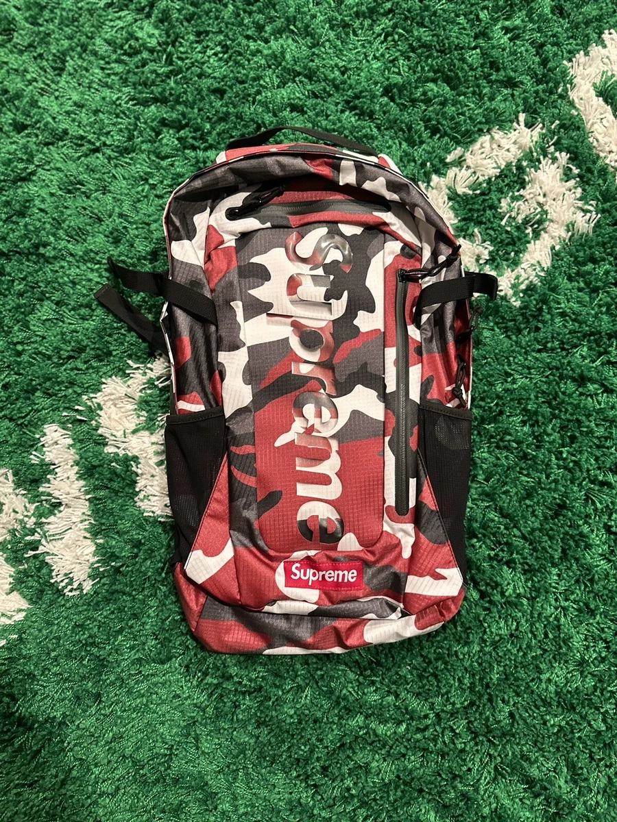 Supreme Backpack Backpack (SS21) Red CamoSupreme Backpack Backpack