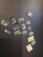 Lot of 15 various size MicroSD Cards *Unteste...