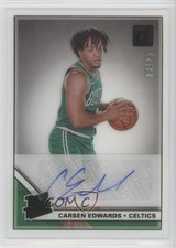 2019-20 Panini Clearly Donruss Rated Rookie Green 9/25 Carsen Edwards Auto RC