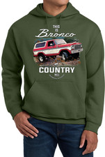 Ford Bronco Hoodie Clothes Apparel Ford Hoodies Bronco Accessories Gifts Men