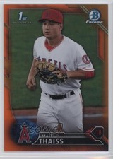 2016 Bowman Draft Chrome Picks Orange Refractor 2/25 Matt Thaiss #BDC-110 3q5