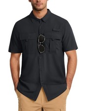 UPF 50 Sun Protection Fishing Shirts for Men SPF Cooling Quick Dry Breathabl...