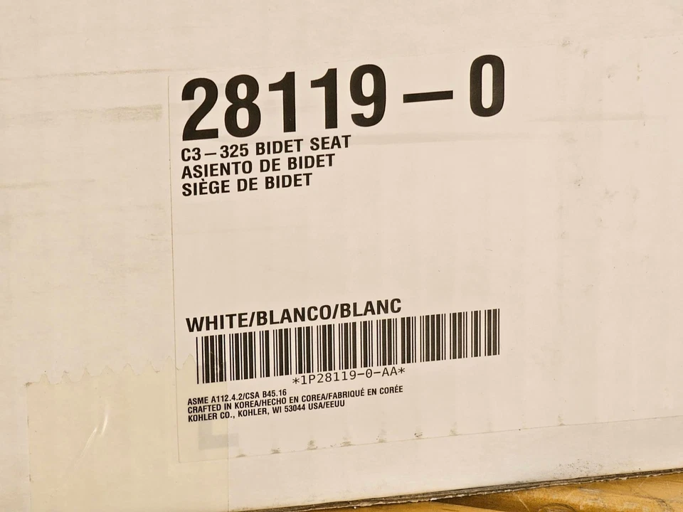 全新 - 长期科勒 C3-325 28119-0 座便器 马桶座 加热 带遥控器 — 第 2/4 张图片