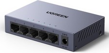 UGREEN Managed Network Switch,5 Port Ethernet Splitter, High-speed Gigabit Ether