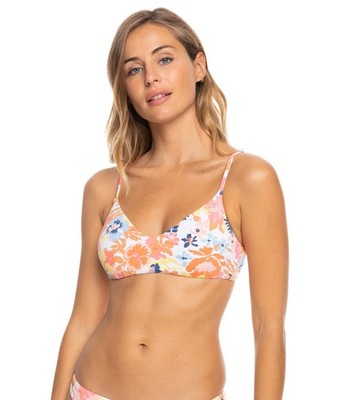 Roxy Athletic Tri Bright White Floral Escape S Small NEW