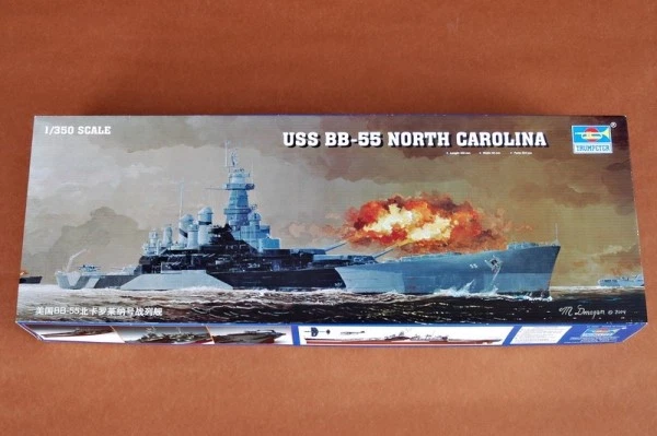 Trumpeter 1:350 USS BB-55 NORTH CAROLINA Model Kit - 05303 Foto 3 de 4