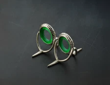 Lemke Green Agate Stripping Guide – Rope Knurl, Bright Frame - 10MM & 12MM Sizes