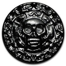 100 gram Hand Poured Silver Round - Plata Muerta 103.96 per troy oz
