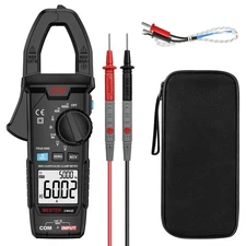 MESTEK Digital Clamp Meter Multimeter TRMS 6000 Counts Voltage Tester Amp Vol...