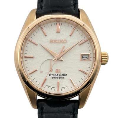 Grand Seiko Spring Drive SBGA092 39mm White Dial Automatic Watch 2017 #OKW1297