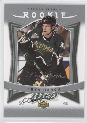 2007-08 Upper Deck MVP Rookie Krys Barch #350 Rookie RC 0v5