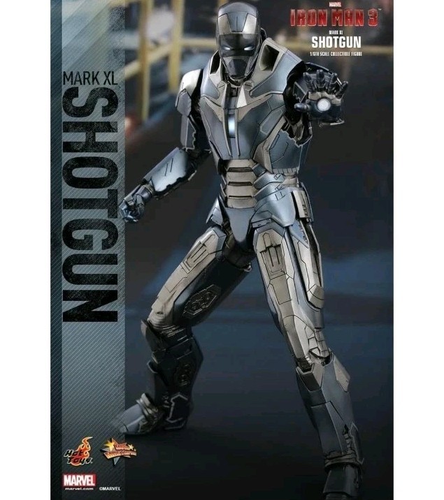 Figura de acción escopeta 1/6 Hot Toys Mms309 Marvel Iron Man 3 Mk40 Mark Xl Ups