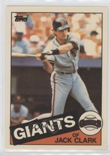 1985 Topps Collector's Edition Tiffany Jack Clark #740 13v9