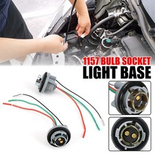 1157 Two U Harness Stop Brake Plug Repair Wire Pigtail Female Socket Universal