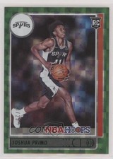 2021-22 Panini NBA Hoops Rookies Hyper Green 10/25 Joshua Primo #220 10n9