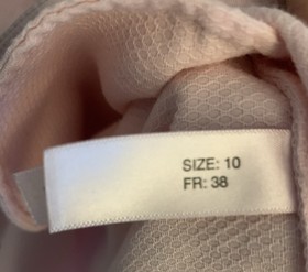 Agent Provocateur Original Pink Uniform Gold Buttons Size 10, FR:38