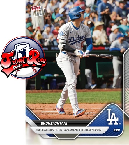 Shohei Ohtani 2025 MLB Topps NOW card 790 Career High 55th Homer