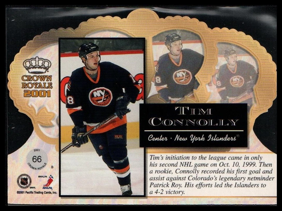 2000-01 Pacific Crown Royale #66 Tim Connolly - Image 2 of 2