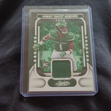 Panini Absolute Rookie Memorabilia Ahmad Gardner New York Jets ARM-28 2022