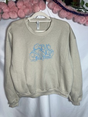 American Apparel Stevie Nicks Bella Donna Graphic Beige Sweatshirt Men's 2XL