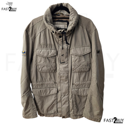 Camel Explorers Herren Outdoor Jacke Größe 54 Utility Feldjacke mit Taschen