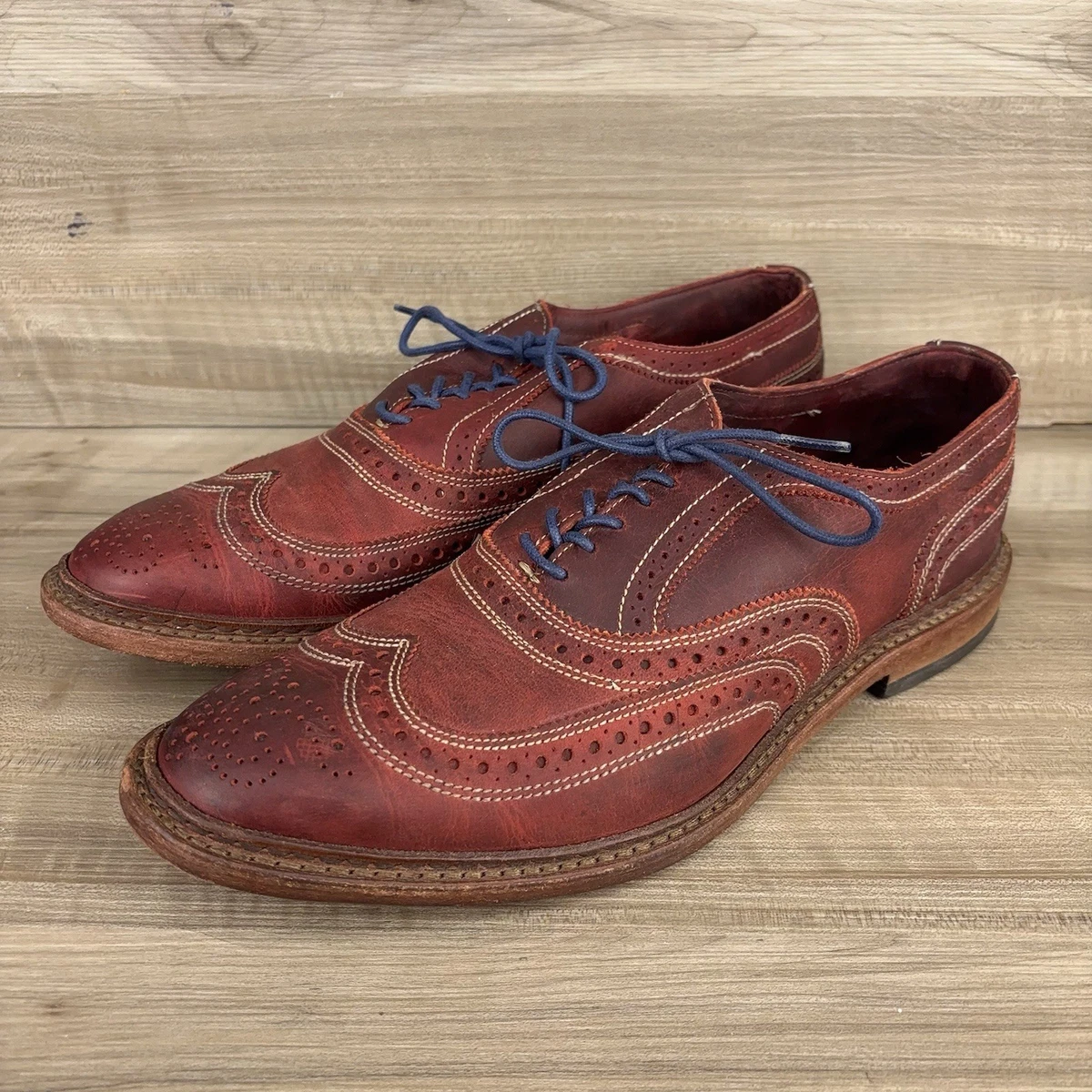 Allen Edmonds Red Dress Shoes for Men with Upper Leather for  display picture 2