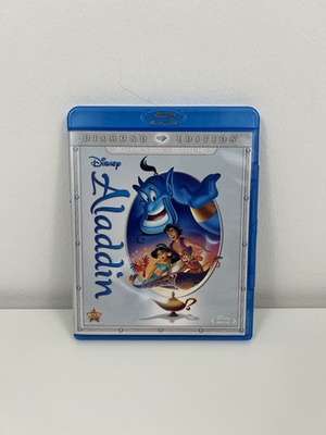 #ad #ad Aladdin Blu Ray DVD 2015 Disney Diamond Edition Animated EUC $9.99