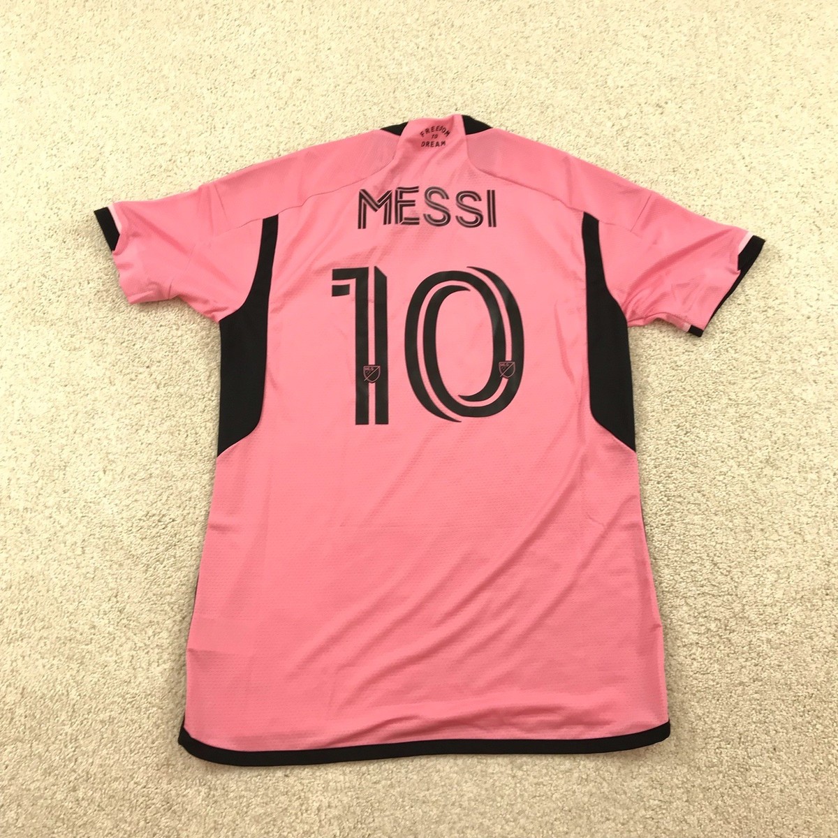 Adidas Inter Miami Home Jersey Messi #10 Mens Medium Pink JE9742 Adidas Inter Miami Home Jersey Messi #10 Mens Medium Pink JE9742