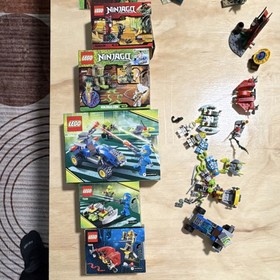LEGO SET LOT: Ninjago, Atlantis, Alien Conquest (2516, 9440, 7050, 7049, 7976)