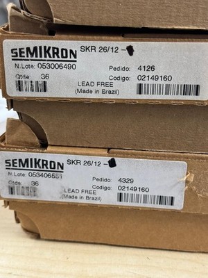LOT 36 PCS SKR26/12 SEMIKRON Diode Rectifier 1200V  25A Cathode to Stud SKR26-12