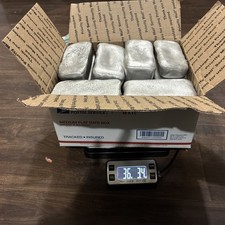Aluminum Bars/ingots Hand Poured 35 lbs