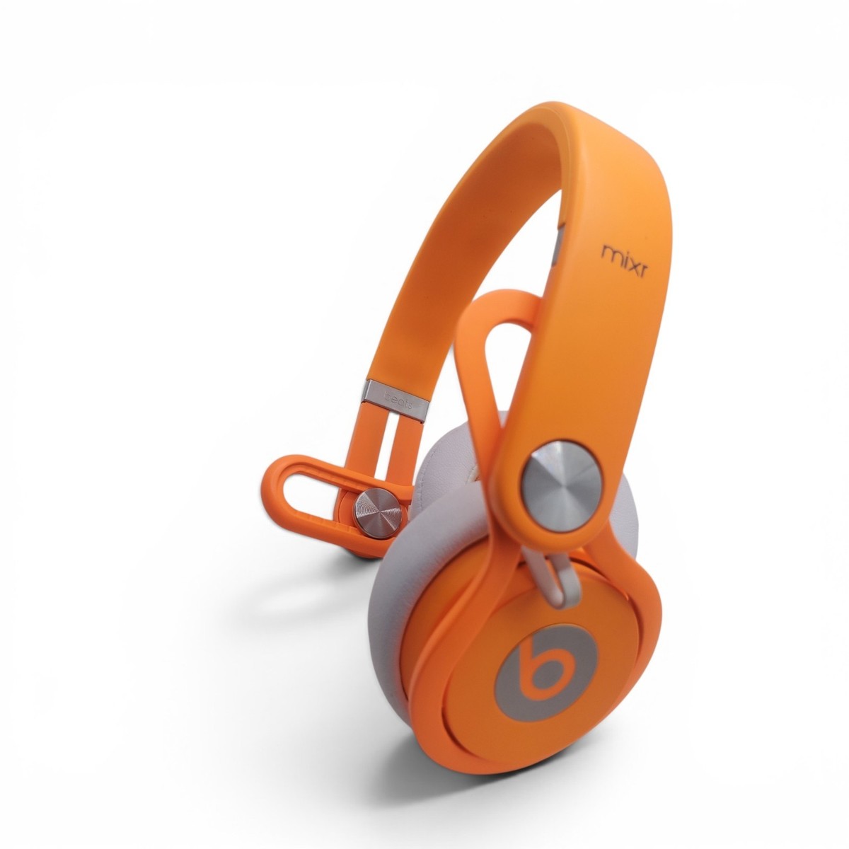 Beats by Dre Mixr DJ Headphones Neon Orange On-Ear with Case Cable