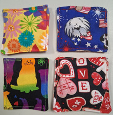 Cat Catnip Pillows, Cat Toy, Set of 4, Pkg. 8