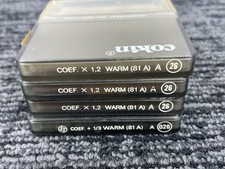   Cokin   1/3 Warm Filters 81 A / A 026   Lot Of 4   Chromofilter Paris France