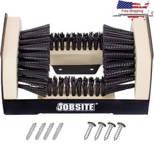 Heavy Duty Boot Scraper Brush Mud Dirt Snow Grass Scrubbing Outdoor Use