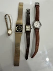 Vintage Watch Lot. As Is, Seiko, SFA, We get And Dorset